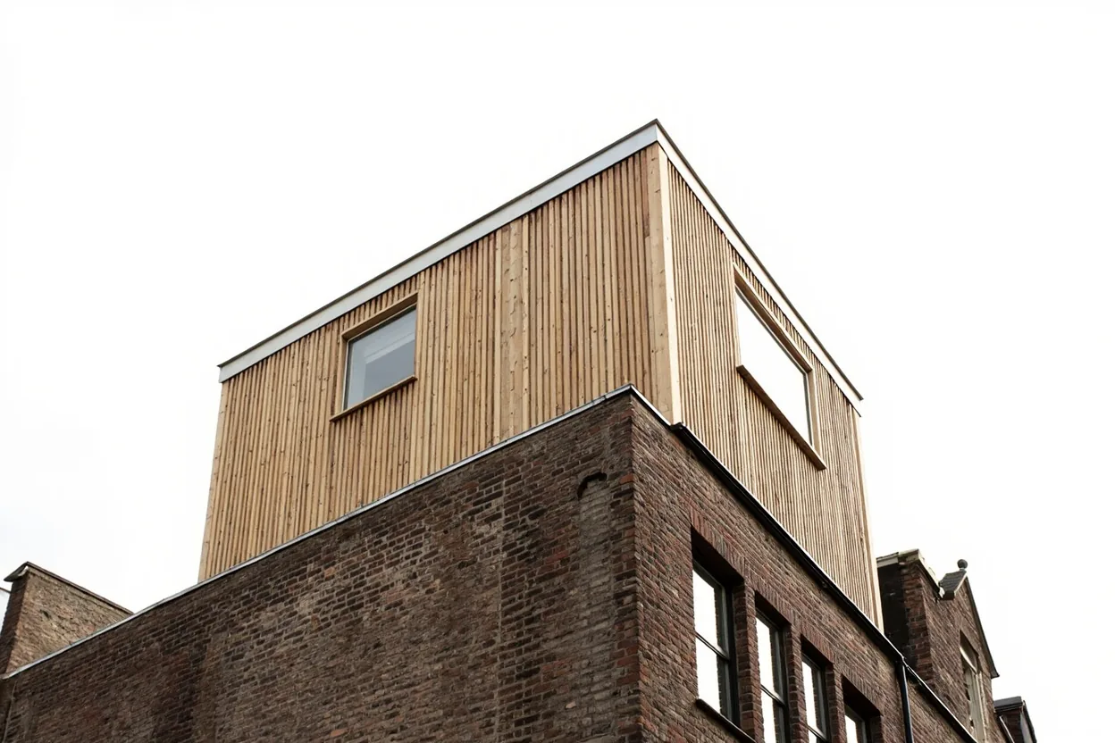 Ontwerpimpressie dakopbouw