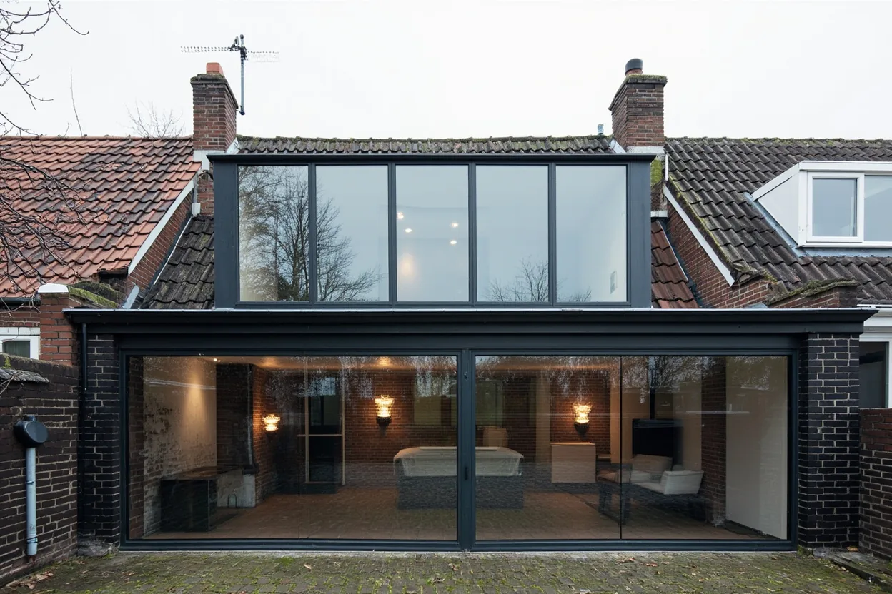 Ontwerpimpressie uitbouw